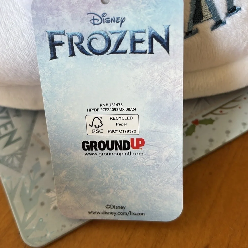 NWT Disney Frozen Olof slippers- warm and cozy size child’s XL 11/12. Brand new